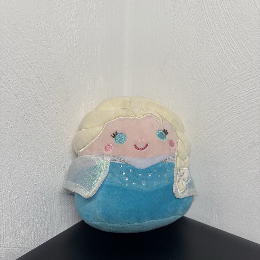 Squishmallow Disney Princess Frozen Elsa Stuffed Plush 5" Kellytoy squishy Doll
